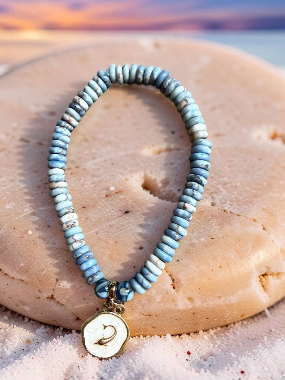Imperial Jasper Rondelle bracelet 💙